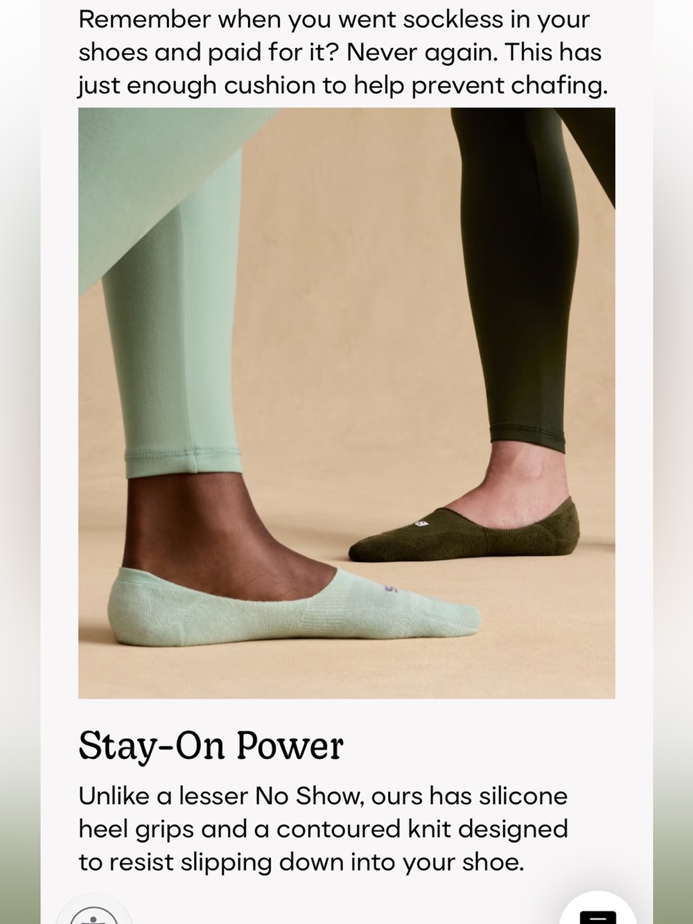 Bombas Mid-Cut Cushioned No-Show Socks in ‘Chai’ - Picture 6 of 8